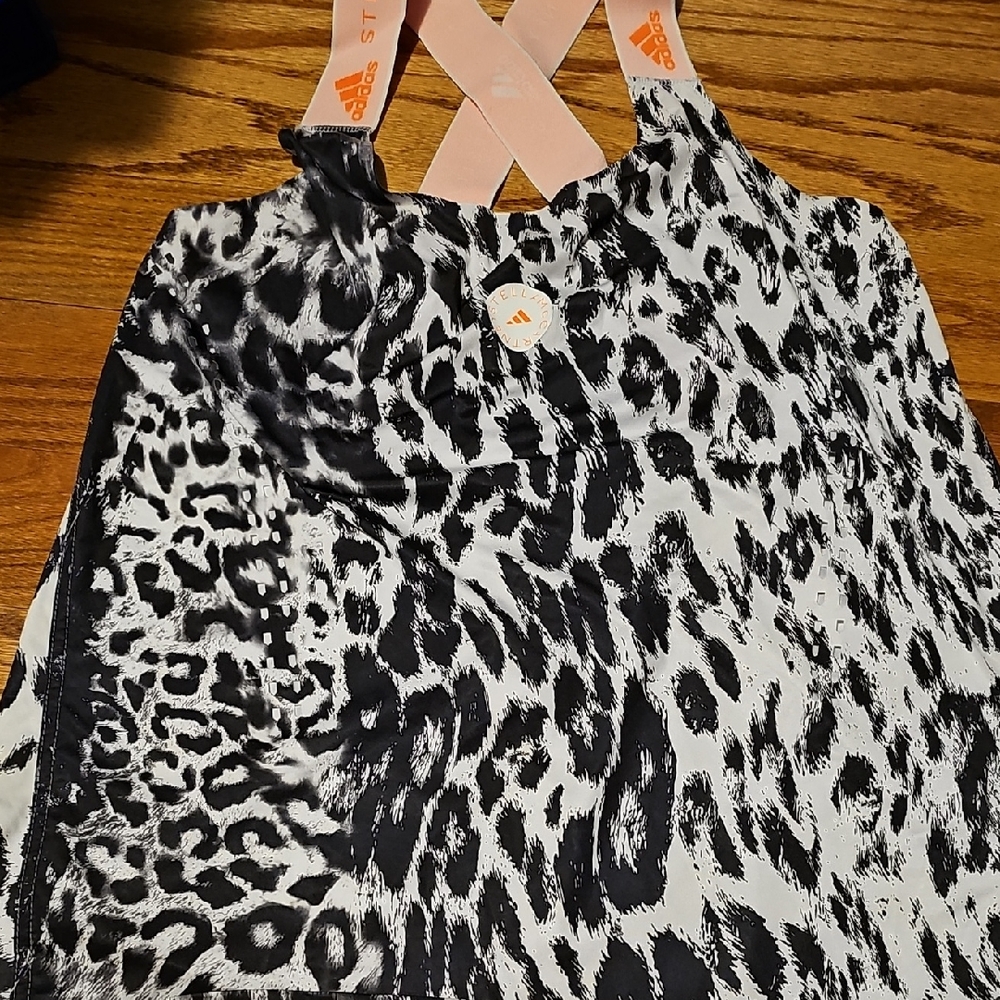 Adidas / Stella McCartney Collab Leopard Print Tank Top